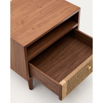 Hnedý nočný stolík v dekore orecha Elan – Kave Home - Image 6