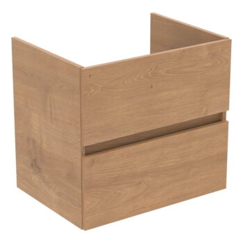 Závesná skrinka pod umývadlo v dekore duba v prírodnej farbe 60x55 cm Eurovit+ – Ideal Standard - Image 2