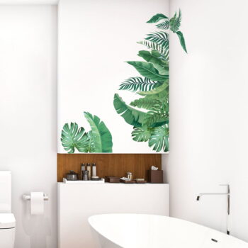 Samolepka na stenu 60x90 cm Tropical Leaves - Ambiance – Obrázok 3