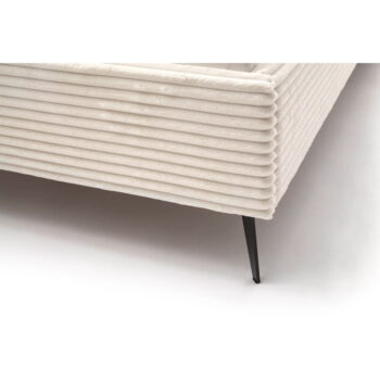 Béžová čalúnená dvojlôžková posteľ 160x200 cm Matera – Meise Möbel – Obrázok 2