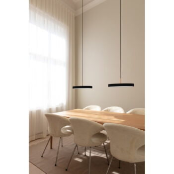 Čierne LED závesné svietidlo s kovovým tienidlom ø 43 cm Asteria Medium – UMAGE - Image 2