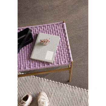 Svetlosivý obojstranný ručne tkaný koberec s prímesou vlny 200x300 cm Poppy – Hübsch – Obrázok 2