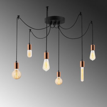 Závesné svietidlo v medenej farbe Kabluni – Opviq lights - Image 6