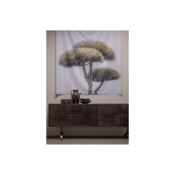 Tmavohnedý TV stolík z mangového dreva 180x70 cm Draw – BePureHome - Image 5