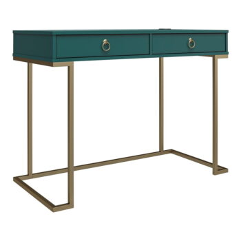 Zelený pracovný stôl CosmoLiving by Cosmopolitan Camila – Obrázok 3