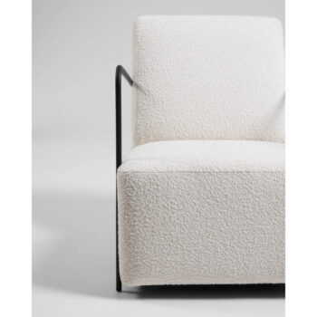 Biele kreslo Gamer - Kave Home – Obrázok 6