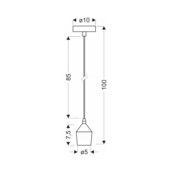 Kovové závesné svietidlo v zlatej farbe - Candellux Lighting - Image 4
