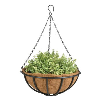 Kovový závesný a nástenný  kvetináč ø 36 cm – Esschert Design - Image 3