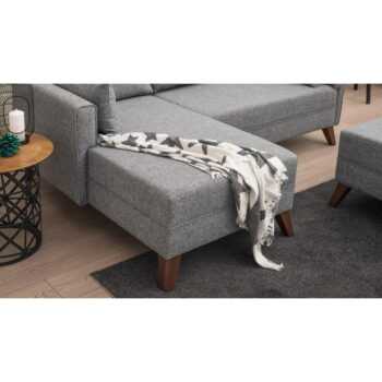 Sivá rohová pohovka (ľavý roh) Bella – Balcab Home - Image 5