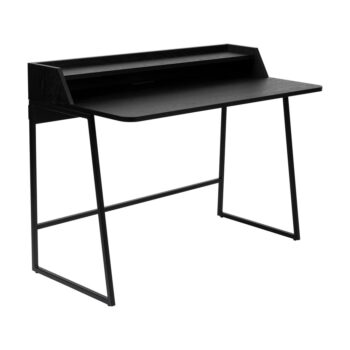 Pracovný stôl so sekretárom 60x120 cm Giorgio – White Label - Image 3
