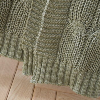 Zelená pletená deka 130x170 cm Chunky Marl Knit – Catherine Lansfield – Obrázok 3