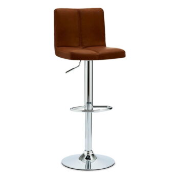 Koňakovohnedé otočné barové stoličky v súprave 2 ks 88 cm Coco – Furnhouse