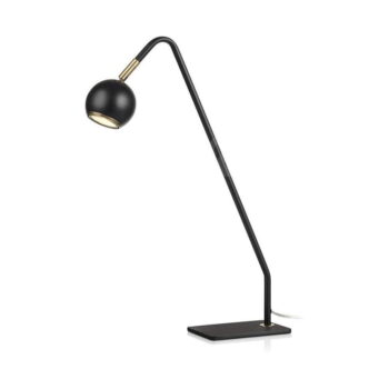 Čierna stolová lampa Markslöjd Coco, výška 47 cm