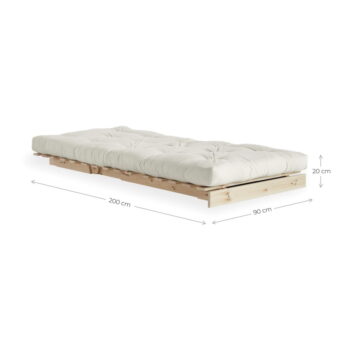 Variabilné kreslo Karup Design Roots Raw/Brown - Image 11