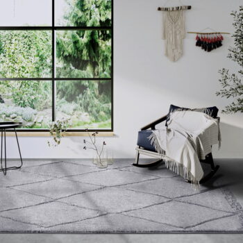 Sivý koberec 160x235 cm Perrotin Light Grey – Elle Decoration - Image 2