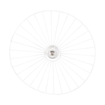 Biele stropné svietidlo ø 60 cm Chapeau – Trio - Image 3