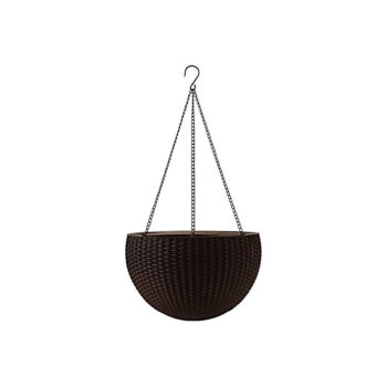 Plastový závesný a nástenný  kvetináč ø 35 cm Hangingsphere – Keter