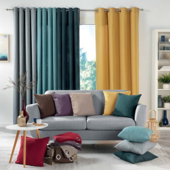 Béžový záves 140x280 cm Meliane – douceur d'intérieur - Image 4