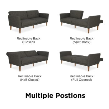 Sivá rozkladacia pohovka 205 cm Regal - Novogratz – Obrázok 6