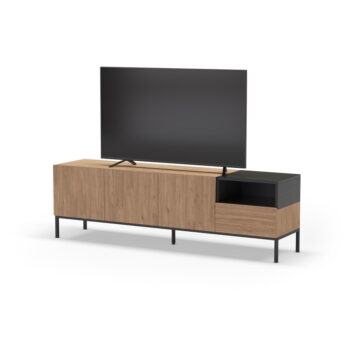 TV stolík v prírodnej farbe 180x55 cm Cailin – Marckeric - Image 7