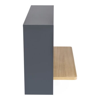 Sivá nástenná pracovná doska Woodman Minyard - Image 7
