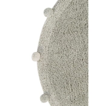 Svetlozelený prateľný ručne tkaný bavlnený detský koberec ø120 cm Bubbly Olive – Lorena Canals - Image 6