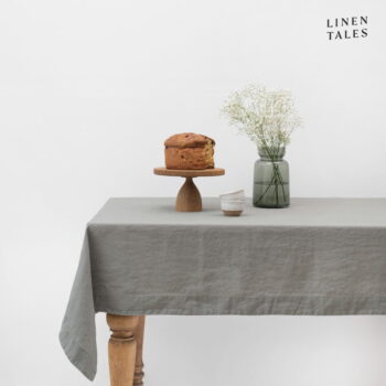 Ľanový obrus 140x300 cm Khaki – Linen Tales - Image 2