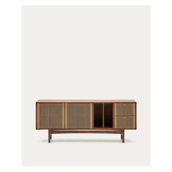 Hnedá nízka komoda v dekore orecha 180x73 cm Elan – Kave Home - Image 3