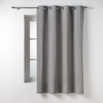 Sivý záves 135x180 cm Twily – douceur d'intérieur