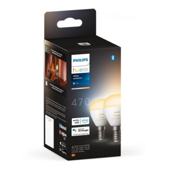 Žiarovky v súprave 2 ks E14, 5 W White ambiance – Philips Hue - Image 3