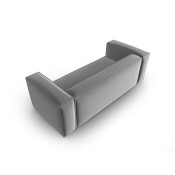 Sivá zamatová pohovka 200 cm Mackay – Cosmopolitan Design - Image 3