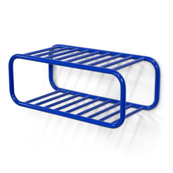 Modrý kovový závesný vešiak na topánky Retro – Spinder Design