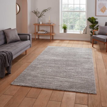Sivý umývateľný koberec z recyklovaných vlákien 120x170 cm Flores – Think Rugs - Image 4