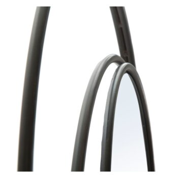 Nástenné zrkadlo Mauro Ferretti Dark, ø 80 cm - Image 4
