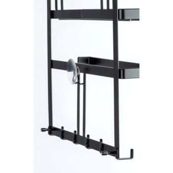 Čierny nástenný kuchynský organizér Wenko Gala – Obrázok 3