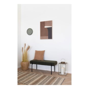 Hnedý ručne tkaný behúň s prímesou juty 80x180 cm Morena – House Nordic - Image 3