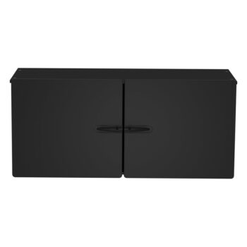 Čierne komponenty s dvierkami 2 ks 80x36 cm Dakota – Tenzo – Obrázok 2