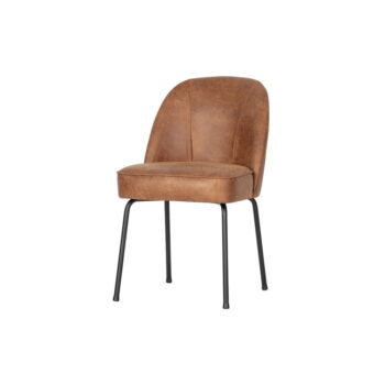 Koňakovohnedé kožené jedálenské stoličky v súprave 2 ks Vogue – BePureHome - Image 2