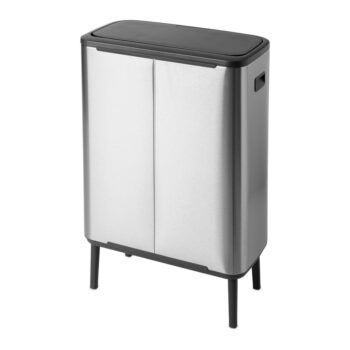 Dotykový oceľový odpadkový kôš v matne striebornej farbe 60 l Bo Touch Bin Hi – Brabantia - Image 4
