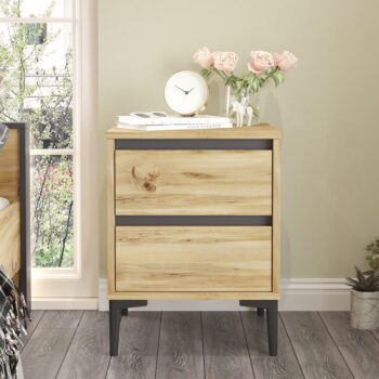 V prírodnej farbe nočný stolík Elegance – Kalune Design – Obrázok 4