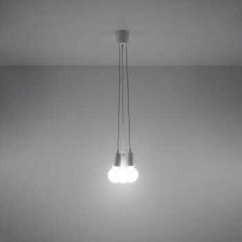 Biele závesné svietidlo ø 15 cm Rene – Nice Lamps - Image 5