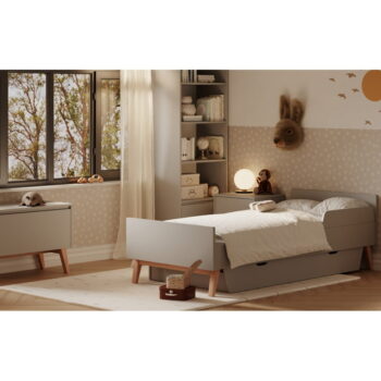 Sivá zásuvka pod detskú posteľ 90x200 cm Swing – Pinio - Image 3