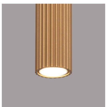 Stropné svietidlo v zlatej farbe Gleam – Nice Lamps – Obrázok 6