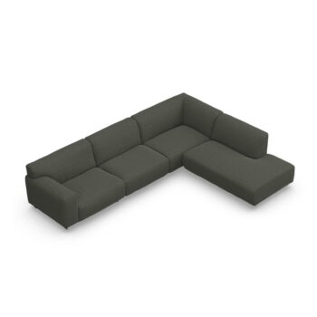 Tmavosivá rohová pohovka (pravý roh) Vesta – Furninova - Image 3