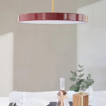 Červené LED závesné svietidlo s kovovým tienidlom ø 43 cm Asteria Medium – UMAGE - Image 3