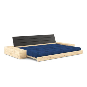 Modrá menčestrová rozkladacia pohovka 244 cm Base – Karup Design - Image 3