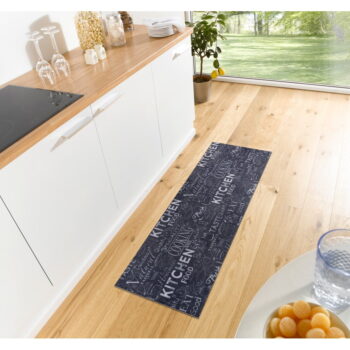 Čierny koberec behúň 50x150 cm Wild Kitchen Board – Hanse Home - Image 2