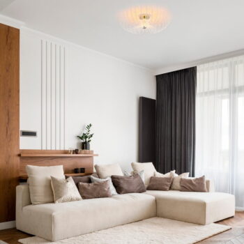 Biele stropné svietidlo ø 56 cm Aspendos – Opviq lights - Image 3