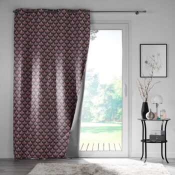 Ružovo-sivý zatemňovací záves z mikrovlákna 135x260 cm Surya – douceur d'intérieur - Image 3