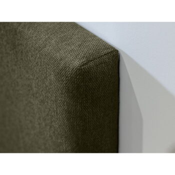 Tmavozelená čalúnená dvojlôžková posteľ s úložným priestorom s roštom 160x200 cm Blandine – Bobochic Paris - Image 2